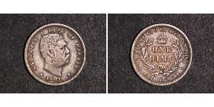 1 Dime / 10 Cent Estados Unidos de América (1776 - ) Plata Kalakaua