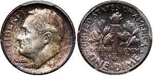 1 Dime / 10 Cent Estados Unidos de América (1776 - ) Plata 