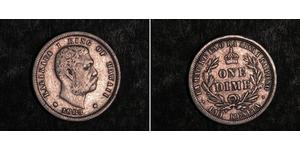 1 Dime / 10 Cent Estados Unidos de América (1776 - ) Plata Kalakaua