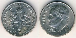 1 Dime / 10 Cent Estados Unidos de América (1776 - ) Plata 