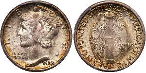 1 Dime / 10 Cent Stati Uniti d