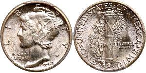 1 Dime / 10 Cent Stati Uniti d