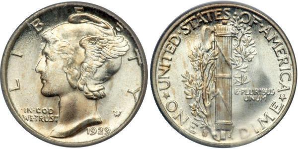 1 Dime / 10 Cent Stati Uniti d