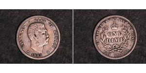 1 Dime / 10 Cent Vereinigten Staaten von Amerika (1776 - ) Silber David Kalākaua