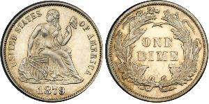 1 Dime / 10 Cent Vereinigten Staaten von Amerika (1776 - ) Silber/Kupfer 