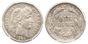 1 Dime / 10 Cent Vereinigten Staaten von Amerika (1776 - ) Silber/Kupfer 