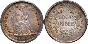 1 Dime / 10 Cent Vereinigten Staaten von Amerika (1776 - ) Silber/Kupfer 