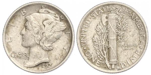 1 Dime / 10 Cent Vereinigten Staaten von Amerika (1776 - ) Silber/Kupfer 
