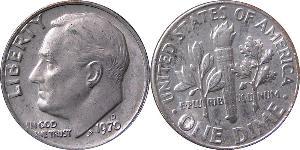 1 Dime / 10 Cent USA (1776 - ) Silver 