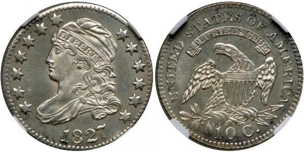 1 Dime / 10 Cent 美利堅合眾國 (1776 - ) 銀/銅 