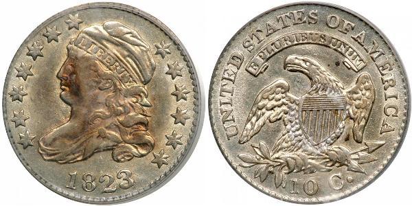 1 Dime / 10 Cent 美利堅合眾國 (1776 - ) 銀/銅 