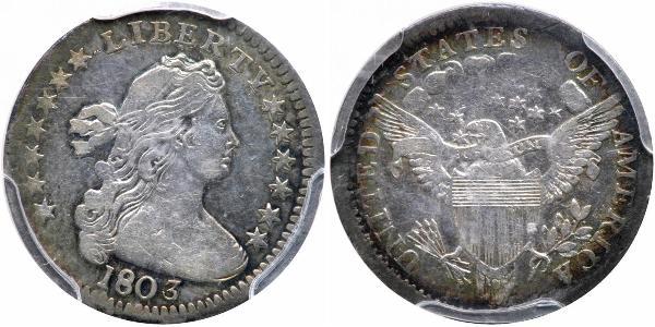 1 Dime / 10 Cent 美利堅合眾國 (1776 - ) 銀/銅 