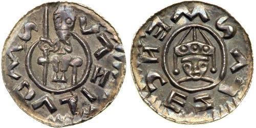 1 Dinar Bohême Argent Wratislaus II of Bohemia (?-1092)