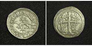 1 Dinar Croatie Argent Béla IV de Hongrie (1206 - 1270)