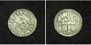 1 Dinar Croatie Argent Béla IV de Hongrie (1206 - 1270)