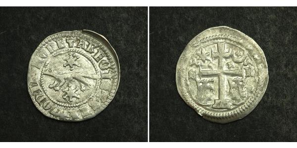 1 Dinar Croatie Argent Béla IV de Hongrie (1206 - 1270)