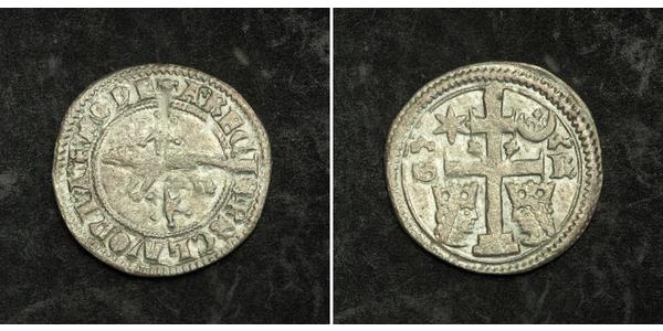 1 Dinar Croatie Argent Béla IV de Hongrie (1206 - 1270)