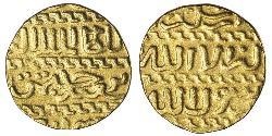 1 Dinar Mamluk Sultanate (1250 - 1517) Gold 