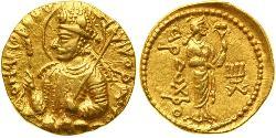 1 Dinar Empire kouchan (60-375) Or Huvishka (?-180)