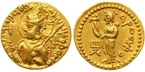 1 Dinar Empire kouchan (60-375) Or Huvishka (?-180)