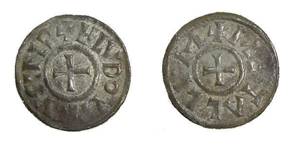 1 Dinar Fränkisches Reich (481-843) Silber Ludwig der Fromme (778-840)
