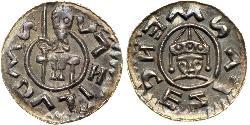 1 Dinar Bohemia Silver Wratislaus II of Bohemia (?-1092)