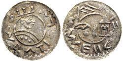 1 Dinar Bohemia Silver Wratislaus II of Bohemia (?-1092)