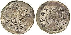 1 Dinar Bohemia Silver Svatopluk I of of Moravia (830 - 894)