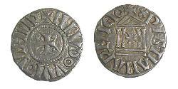 1 Dinar Frankish Empire (481-843) Silver Louis the Pious (778-840)