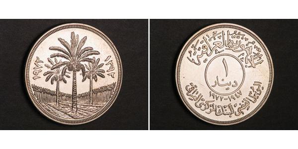 1 Dinar Iraq Silver 