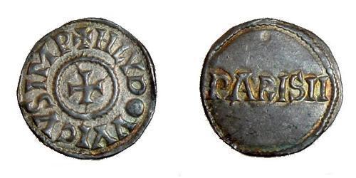 1 Dinar Frankish Empire (481-843) 銀 虔誠者路易