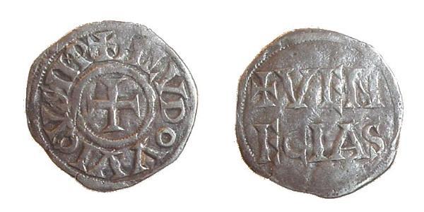 1 Dinar Frankish Empire (481-843) 銀 虔誠者路易