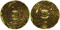1 Dinaro Reino de Jerusalén (1099-1291) Oro Baldwin I (1058 -1118)