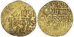 1 Dinaro Sultanato mameluco de Egipto (1250 - 1517) Oro 