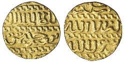 1 Dinaro Sultanato mameluco de Egipto (1250 - 1517) Oro 