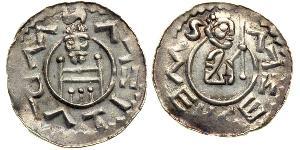 1 Dinaro Bohemia Plata Wratislaus II of Bohemia (?-1092)