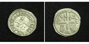 1 Dinaro Croacia Plata Bela IV de Hungría (1206 - 1270)