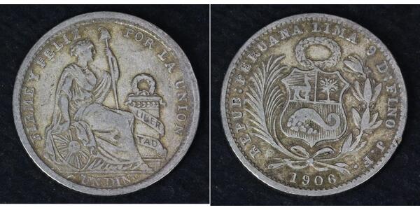 1 Dinero Perù Argento 