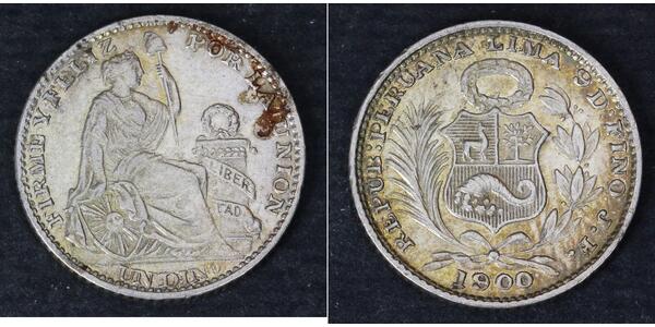 1 Dinero Perú Plata 