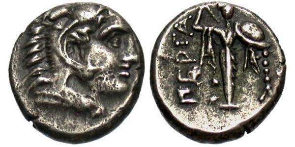 1 Diobol Grecia antica (1100BC-330) Argento 