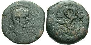 1 Diobol Imperio romano (27BC-395) Bronce Septimio Severo (145- 211)