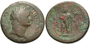 1 Diobol Imperio romano (27BC-395) Bronce Domiciano (51-96)