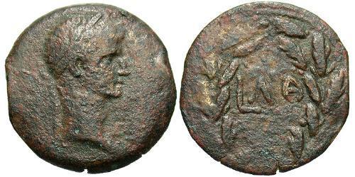 1 Diobol Empire romain (27BC-395) Bronze Augusto (63BC- 14) 