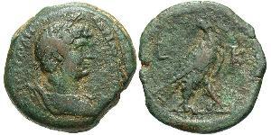 1 Diobol Roman Empire (27BC-395) Bronze Hadrian  (76 - 138) 