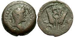 1 Diobol Römische Kaiserzeit (27BC-395) Bronze Antoninus Pius  (86-161)