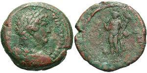 1 Diobol Impero romano (27BC-395) Bronzo Adriano (76 - 138) 