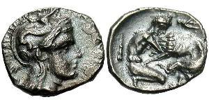 1 Diobol Antigua Grecia (1100BC-330) Plata 