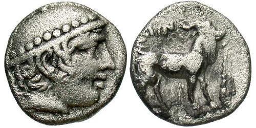 1 Diobol Antigua Grecia (1100BC-330) Plata 