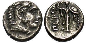 1 Diobol Antikes Griechenland (1100BC-330) Silber 