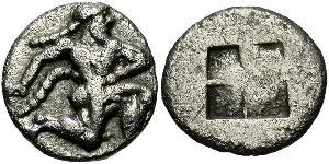 1 Diobol Ancient Greece (1100BC-330) Silver 